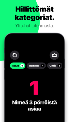 Screenshot 5 sekuntia peli app